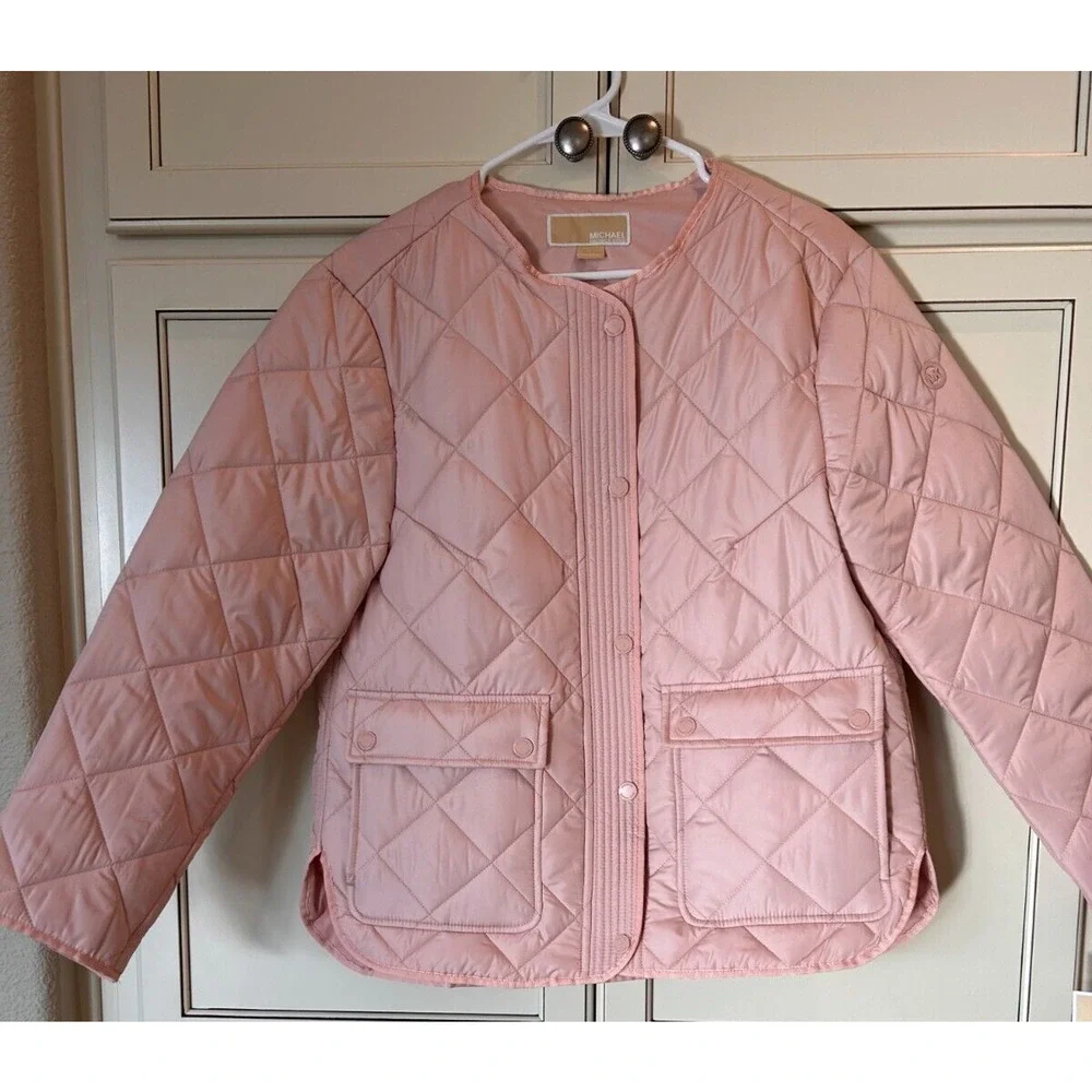 Michael Michael KORS Diamond Quilt Polyfill Jacket S 4-8 NEW MSRP $275